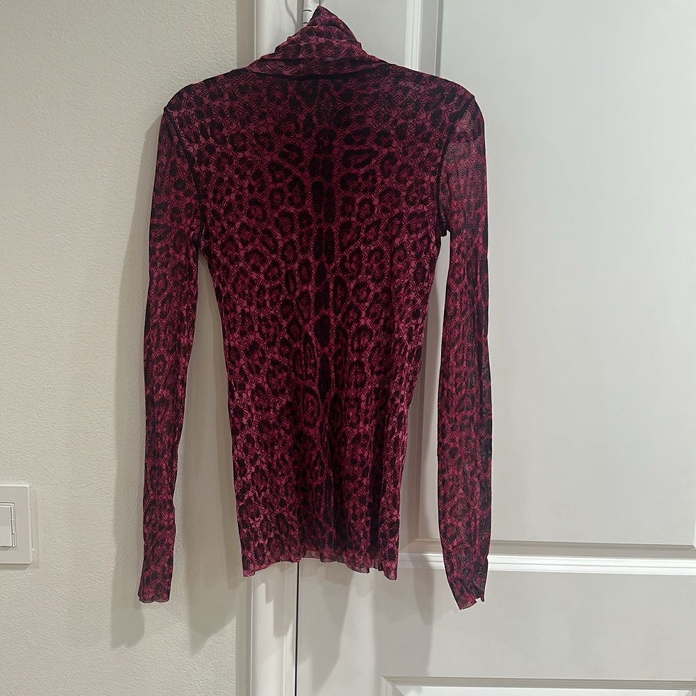 Fuzzi Mesh Print Top - Picture 3 of 6